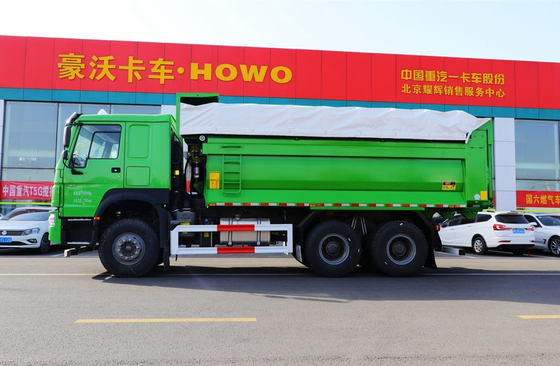 Sino Truck Moteur 400 Weichai Motore 6×4 Howo Dumper Truck Leaf Spring 10 ruote Trasporto stradale