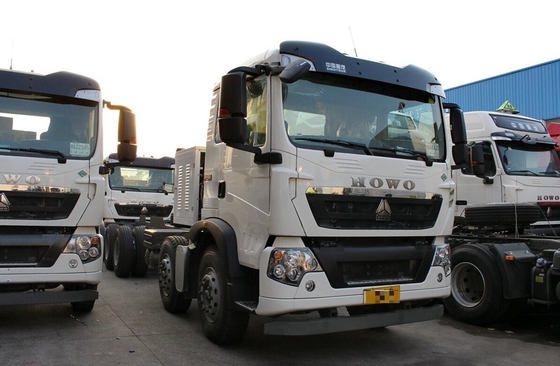 Sino Tipper Truck Howo Dumper Chassis 8×4 Single Cab 2 posti LNG 290hp 9,2 metri di lunghezza