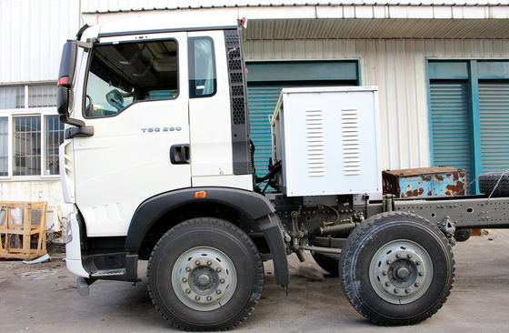Sino Tipper Truck Howo Dumper Chassis 8×4 Single Cab 2 posti LNG 290hp 9,2 metri di lunghezza