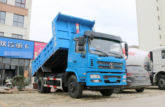 6 ruote camion spazzatura in vendita 4 × 2 piccolo tipper Shcman X6 singolo Alxe carico 5 tonnellate 160 hp