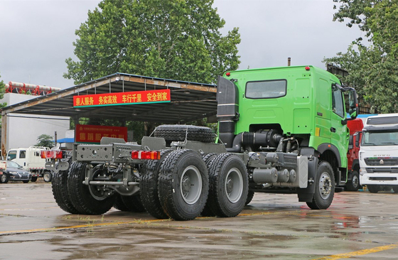 6*4 Dump Truck Fornitori Sinotruck Howo T7H Verde Colore 6 cilindri 400 CV Potente motore