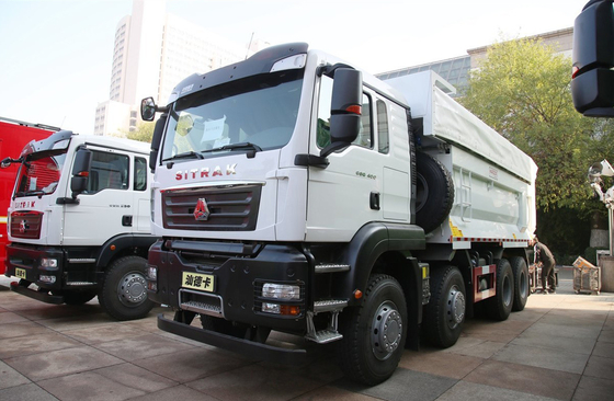 Camion-spaccio per camion-spazio Sitrak carico 40 tonnellate 8*4 Bianco Colore U-Type Box Heavy Duty