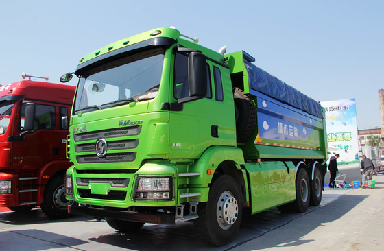 Camion spazzatura da cava in vendita Shacman 6*4 Diesel e GNL Hybrid Tipper Cina Camion 336hp