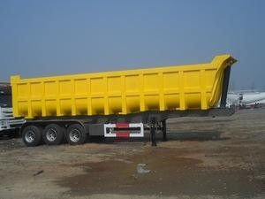 3 rimorchi del camion utilizzati assi, rimorchio utilizzato del ribaltatore con un carico utile da 45 tonnellate