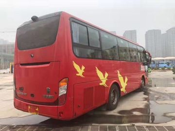 Nuovo bus del passeggero utilizzato di marca di Yutong di arrivo rosso una trasmissione manuale da 2013 anni