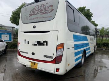 Bus della città di Yutong di serie ZK6858, mano sinistra diesel del bus di Seater di bianco 19 che dirige 2015 anni