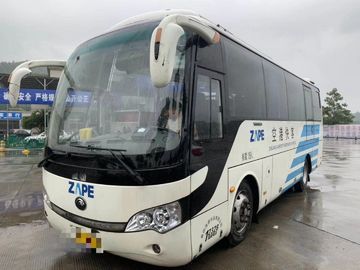 Bus della città di Yutong di serie ZK6858, mano sinistra diesel del bus di Seater di bianco 19 che dirige 2015 anni
