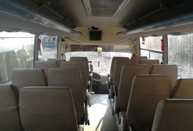 Vettura dorata Bus di trasporto di persone di Seater del manuale di Dragon Used Coach Bus 49