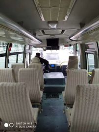 Lunghezza diesel dell'euro IV 8045mm di Seat del bus turistico 35 della seconda mano di verde dell'azionamento della parte di sinistra