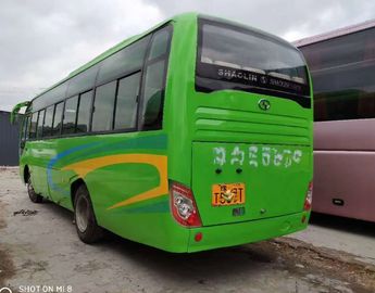 Lunghezza diesel dell'euro IV 8045mm di Seat del bus turistico 35 della seconda mano di verde dell'azionamento della parte di sinistra