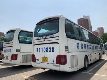 2012 bus ZK6110 della mano della primavera dei sedili LHD di Yutong 51 di anno secondo con colore bianco
