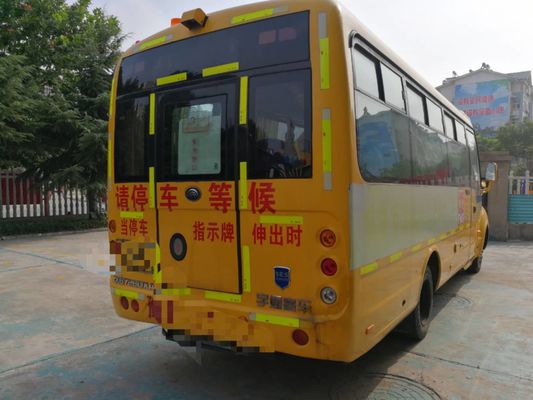 il motore diesel 95kw 2017 scuola del bus di Yutong usata di anno 36 sedili ha usato la norma dell'euro III del bus