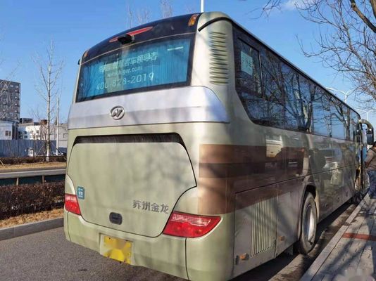 Vettura utilizzata più alto telaio Bus del bus del passeggero del modello KLQ6115 di marca del motore della parte posteriore di LHD d'acciaio 53 sedili