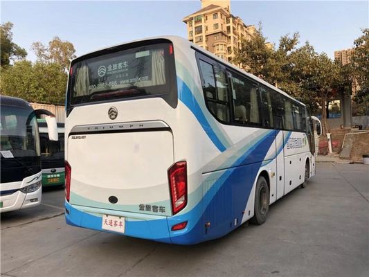 Il motore VIP di Yuchai mette il passeggero a sedere che usato del telaio di Double Doors Airbag della vettura il bus ha usato i sedili dorati di Dragon Bus XML6112 48