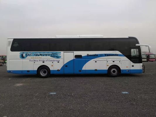 Bus nuovissimo ZK6122H9 di Yutong con un colore bianco di 55 sedili in motore posteriore di promozione