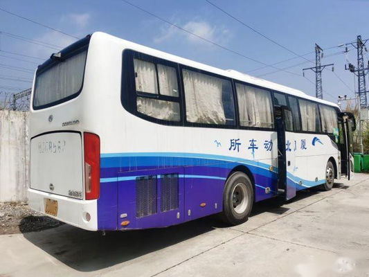 XMQ6119 ha utilizzato i bus di Kinglong 56 sedili 2+3 telai posteriori dell'airbag della guida a sinistra usati disposizione delle doppie porte del motore del bus di giro