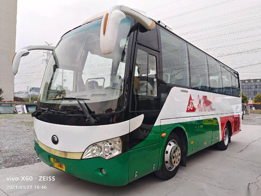 Yutong usato trasporta ZK6808 35 mette il chilometro a sedere basso del bus del passeggero del motore 147kw di Yuchai