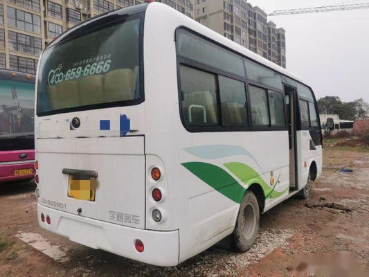 Yutong usato trasporta Zk6609d1 19 mette il motore a sedere 85Kw di Yuchai ha usato il chilometro di Mini Bus Single Door Low
