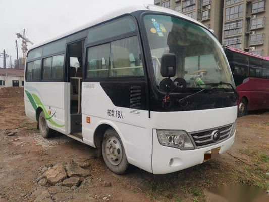 Yutong usato trasporta Zk6609d1 19 mette il motore a sedere 85Kw di Yuchai ha usato il chilometro di Mini Bus Single Door Low