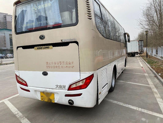Il modello usato XMQ6802 32 del bus di Kinglong mette il bus a sedere di giro utilizzato guida a sinistra d'acciaio del telaio
