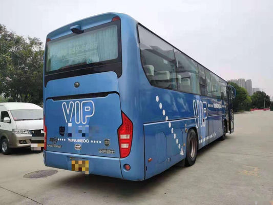 Bus di giro utilizzato guida a sinistra utilizzato delle doppie porte del motore dell'euro IV Yuchai del telaio dell'airbag dei sedili del bus Zk6119 47 di Yutong