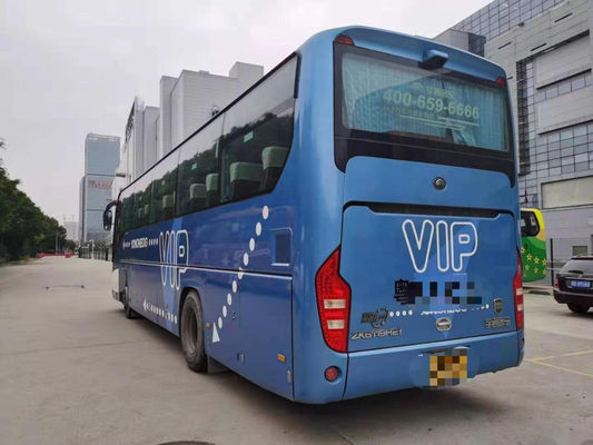 Bus di giro utilizzato guida a sinistra utilizzato delle doppie porte del motore dell'euro IV Yuchai del telaio dell'airbag dei sedili del bus Zk6119 47 di Yutong