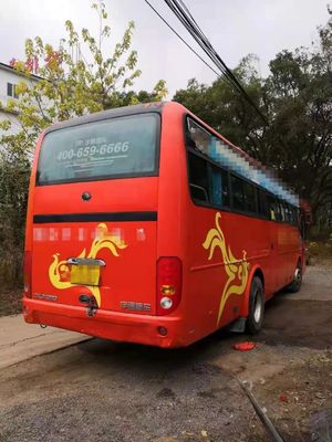 44 vettura utilizzata bus Bus di Yutong utilizzata sedili ZK6102D motori diesel della direzione LHD del motore della parte anteriore da 2014 anni