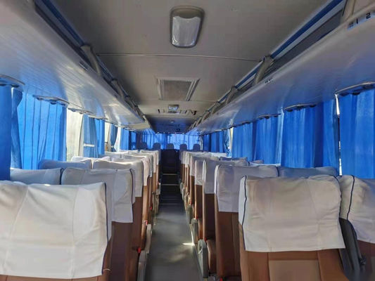Bus utilizzato ZK6110 di Yutong lasciato il bus di giro utilizzato chilometro basso posteriore di guida del motore di Yuchai di 48 dei sedili porte di doppio