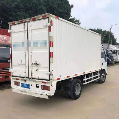 Seconda mano 4.2m Van Used Light Duty 4x2 Isuzu 10 Ton Diesel Cargo Truck