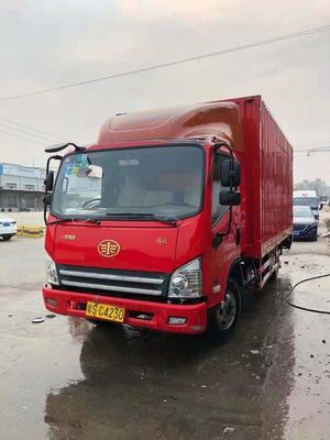 Seconda mano utilizzata di FAW Van Cargo Truck 140HP 5.2M Big Capacity 4x2 2018 anni