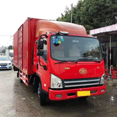 Seconda mano utilizzata di FAW Van Cargo Truck 140HP 5.2M Big Capacity 4x2 2018 anni