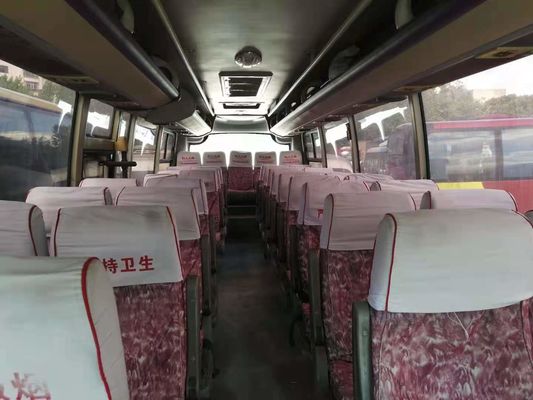 Chilometro basso usato delle porte 39seats del bus XMQ6900 di Kinglong doppio lasciato il telaio d'acciaio di guida