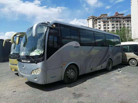 Chilometro basso usato delle porte 39seats del bus XMQ6900 di Kinglong doppio lasciato il telaio d'acciaio di guida