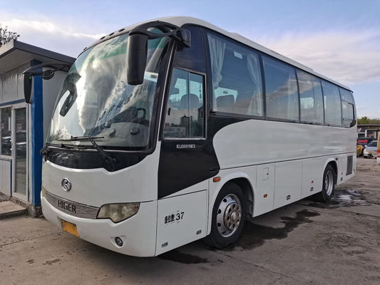Il più alto bus utilizzato KLQ6856 37 mette la buona condizione a sedere posteriore della guida a sinistra del motore di Yuchai del telaio d'acciaio con CA