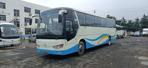 Il bus di giro utilizzato per l'Africa ha usato il chilometro basso di Dragon Bus Yuchai Rear Engine 233kw 53seats dell'euro IV del telaio dorato dell'airbag
