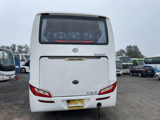 Il bus utilizzato XMQ6859 37 di Kinglong mette il bus a sedere di giro utilizzato III d'acciaio dell'euro del motore della parte posteriore di Yuchia della porta del telaio singolo