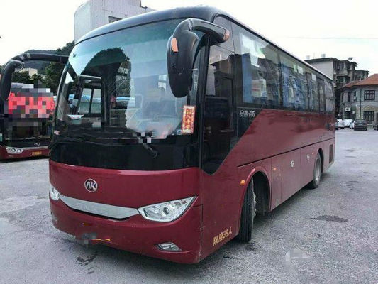 Bus del passeggero utilizzato chilometro basso del motore di Yuchai del telaio dell'airbag dei sedili utilizzato marca del bus di giro di Ankai HFF6909 38 per l'Africa