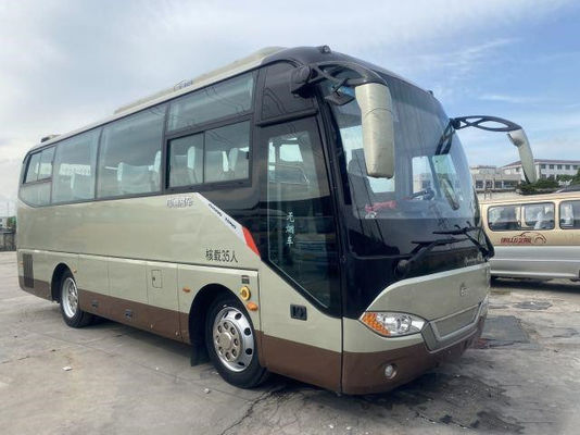 Bus utilizzato 2+2layout di capacità dei nuovi sedili del motore della parte posteriore di Yuchai del telaio dell'airbag di marca 35seats di Zhongtong del bus di giro grande