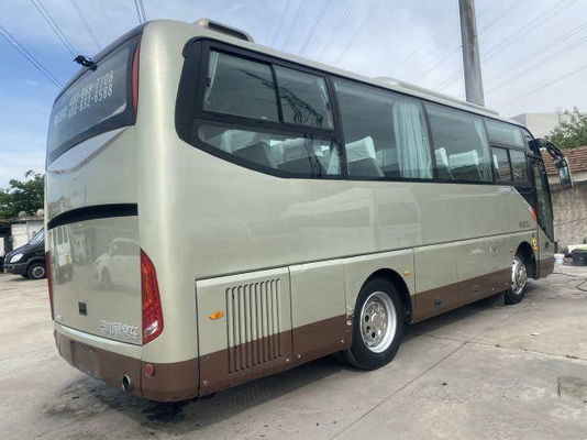 Bus utilizzato 2+2layout di capacità dei nuovi sedili del motore della parte posteriore di Yuchai del telaio dell'airbag di marca 35seats di Zhongtong del bus di giro grande