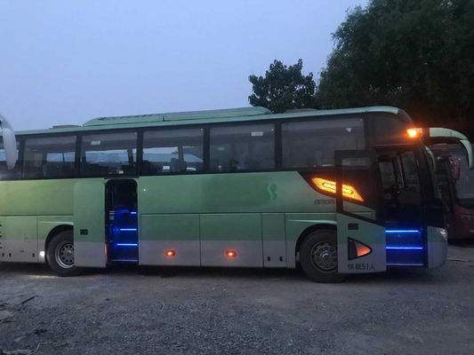 Porte del bus di Kinglong le doppie hanno utilizzato il motore della parte posteriore del telaio XMQ6113 Yuchai dell'airbag dei sedili di Bus 51 della vettura