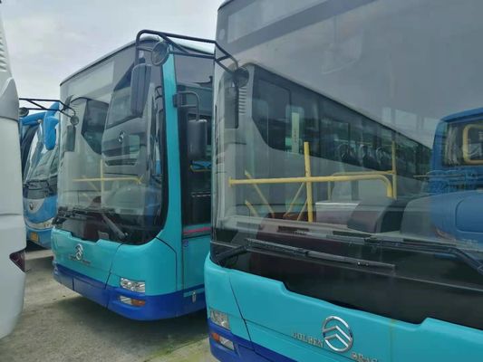 Porte usate sedili dorati usate del telaio del bus di giro del drago 45 di marca del bus della città doppie del bus d'acciaio del motore diesel