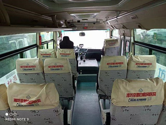 I sedili usati del bus 22 di Dongfeng hanno utilizzato il motore 96kw di Mini Bus EQ6660 Weichai buona condizione bassa di chilometro di 2020 anni