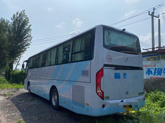 Bus turistico di lusso utilizzato di Lhd di Dragon Bus 45seats del motore posteriore diesel manuale dorato del cambio