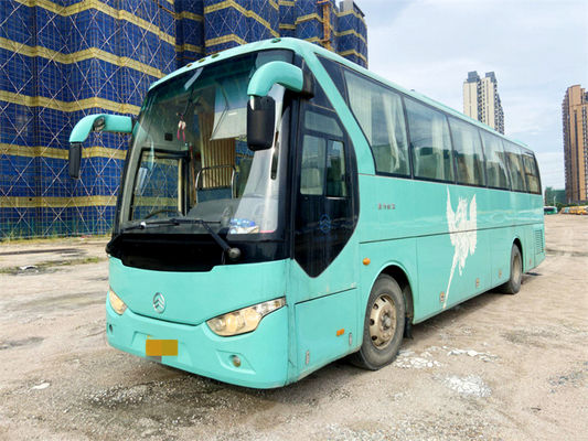 Motore posteriore facente un giro turistico dorato del bus della città dei sedili del bus 49 di Dragon Bus XML6113 della seconda mano