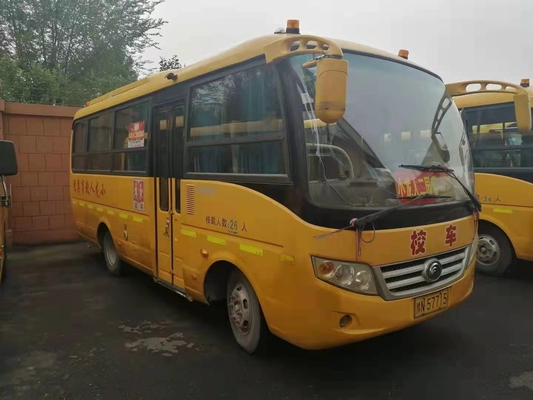 2014 anni 26 Mini Bus usato sedili YUTONG hanno utilizzato lo scuolabus con Front Engine