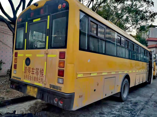 46 direzione diesel dello scuolabus ZK6119D Front Engine LHD di Yutong usata sedili