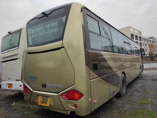 Direzione di lusso di sinistra del motore di Yuchai del bus turistico del bus LCK6120 55seats della Cina Zhongtong