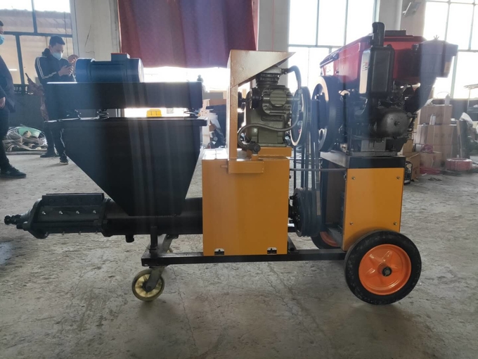La macchina di spruzzatura 12mpa del tuffatore della costruzione del mortaio diesel delle macchine trasporta la pressione 28HP
