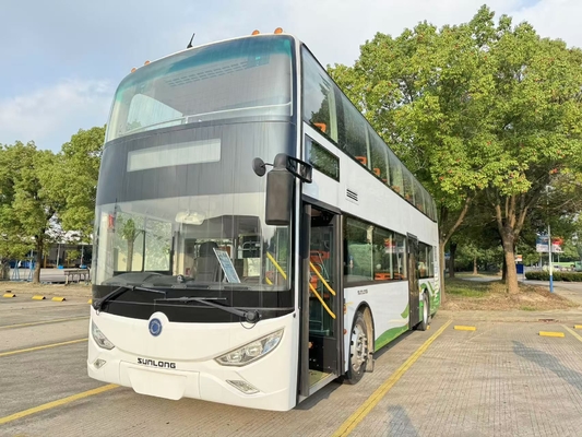 qualità  Used Tour Bus Luxury 37 Seats Double Floor RHD Weichai Engine Diesel Coach Bus Sunlong SLK6126 Fabbrica