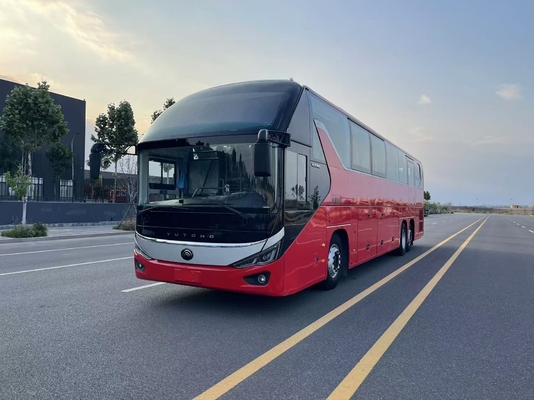 qualità  Luxury Bus Coach Yutong 56 Seats Model ZK6137 Double Rear Axle 2021 Year Airbag Suspension Fabbrica